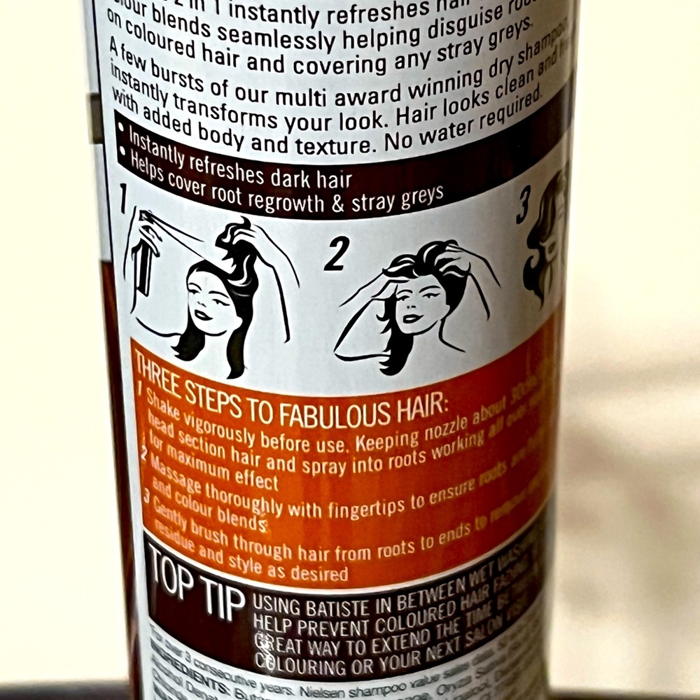 Batiste.Dry Shampoo for brunette. - Picture 3 of 4